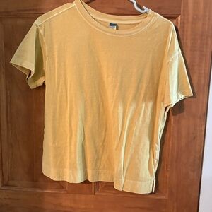 Old Navy Yellow Crop Top